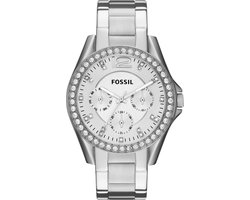 Fossil Riley ES3202 Dameshorloge 38 mm - Zilverkleurig