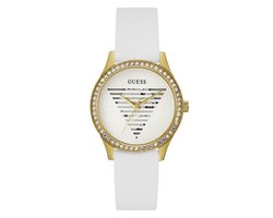 Guess Idol GW0530L6 Horloge - Siliconen - Wit - Ø 38 mm