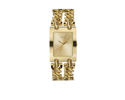 GUESS W1117L2l dames horloge 40 mm - Goudkleurig