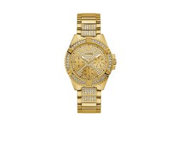 GUESS W1156L2 dames horloge 40 mm - Goudkleurig