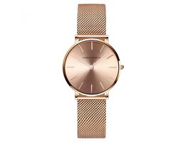 Hannah Martin Elegante Horloge | Rose Goudkleurig | Rose Wijzerplaat | Borasi | Dames Horloges | Vrouwen Horloges | Best Verkochte Horloges | Leuke Cadeau | Cadeau Voor Haar |