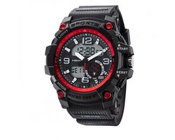 HEAD H140201 - Horloge Sydney - Zwart/Rood