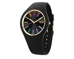 Ice Watch Ice Cosmos - Rainbow Black 021343 Horloge - Siliconen - Zwart - Ø 34 mm