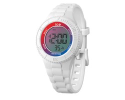 Ice Watch Ice Digit - Sunset Rainbow 021397 Horloge - Siliconen - Wit - Ø 34 mm