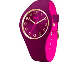 Ice Watch ICE duo chic - Burgundy pink 023276 Horloge - Siliconen - Paars - Ø 34 mm