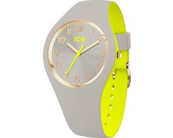 Ice Watch ICE duo chic - Grey lime 023279 Horloge - Siliconen - Grijs - Ø 34 mm