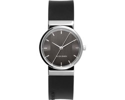 Jacob Jensen 748 New Line Horloge - Jacob Jensen dames horloge - Zwart - diameter 29 mm - roestvrij staal