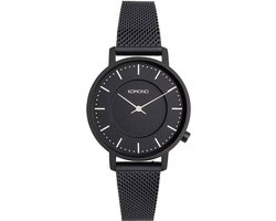 Komono Polshorloge Harlow Black Mesh W4108 Zwart ⌀ 36 mm - Dames