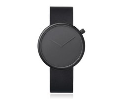 LGT JWLS Minimalistisch Dameshorloge - Grote Wijzerplaat van 40mm - All Black