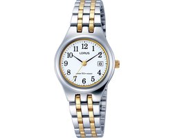 Lorus RH787AX9 horloge dames - zilver en goud - edelstaal