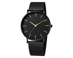 Maxx Mesh Zwart / Goud Horloge | Staal | Ø 40 mm | Fashion Favorite