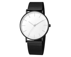 Maxx Mesh Zwart / Wit Horloge | Staal | Ø 40 mm | Fashion Favorite