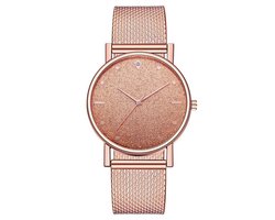 Modern Dames Horloge Rosé • Fashion • Rosegold • Roze • Zwart • Zilver • Rood • Blauw • Groen