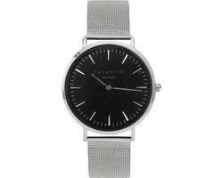 Navarra Black / Silver Mesh 2.0 Horloge | Zwart & Zilverkleurig | Mesh band | Luxe Giftset/Cadeauset