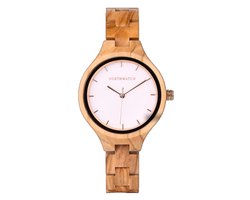 Northwatch official | Diamond | Houten horloge dames | Bij elke aankoop 3 bomen geplant