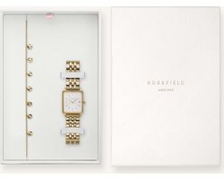 Rosefield The Boxy Xs Gift Set Dames Horloge - Goud 22 X 24mm - BMWLBG-X241