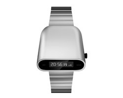 SEKETO Roadster - Horloge 40mm Zilver Staal OLED