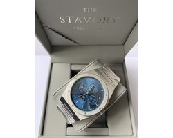 STAVORY® - Horloge - Automatisch uurwerk - Lunar Calendar - Skeleton - Mannen - Blauw