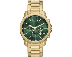 Armani Exchange AX1746 Mannen Horloge 44 mm - Goudkleurig