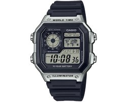 Casio Casio Collection AE-1200WH-1CVEF Horloge - Kunststof - Zwart - Ø 40 mm