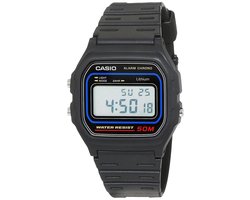 Casio Collection Men W-59-1VQES Herenhorloge 34 mm - Zwart