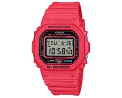 Casio G-Shock DW-5600EP-4ER Horloge - Kunststof - Rood - Ø 39 mm