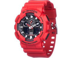 Casio G-Shock GA-100B-4AER Herenhorloge 51 mm - Rood