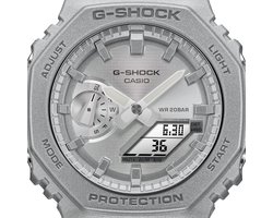 Casio G-Shock GA-2100FF-8AER Horloge - Kunststof - Zilverkleurig - Ø 41 mm