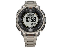 Casio Pro-Trek PRG-340T-7ER Herenhorloge 51,7 mm - Zilverkleurig