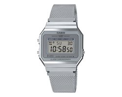 Casio Vintage A700WEM-7AEF Unisex Horloge 33 mm - Zilverkleurig