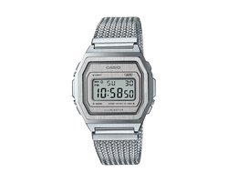 Casio Vintage Iconic A1000MA-7EF Unisex Horloge 38 mm - Zilverkleurig