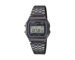 Casio Vintage Iconic A158WETB-1AEF  Unisex Horloge 36,3 mm - Grijs