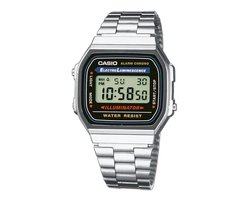 Casio Vintage Iconic A168WA-1YES Unisex Horloge 36,3 mm - Zilverkleurig