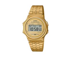 Casio Vintage Iconic A171WEG-9AEF Unisex Horloge 37 mm - Goudkleurig