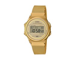 Casio Vintage Iconic A171WEMG-9AEF Unisex Horloge 37 mm - Goudkleurig