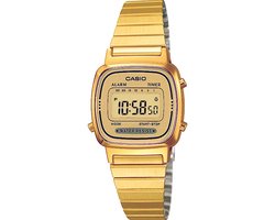 Casio Vintage Mini LA670WEGA-9EF Unisex Horloge 25 mm - Goudkleurig