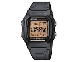 CASIO - W-800HG-9AVES - CASIO Collection - horloge - Mannen - Zwart - Kunststof Ã˜ 36 mm