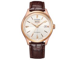 Citizen NH8393-05AE Horloge - Leer - Bruin - Ø 40 mm