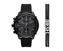 Diesel DZ4650SET Mannen Horloge geschenkset - Zwart