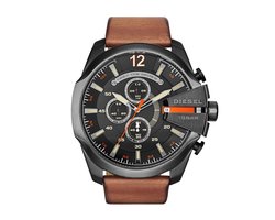 Diesel Mega Chief DZ4343 Herenhorloge 51 mm - Grijs