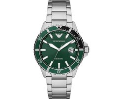 Emporio Armani AR11338 Herenhorloge 42 mm - Zilverkleurig