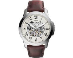 Fossil Grant ME3099 Herenhorloge 45 mm - Zilverkleurig