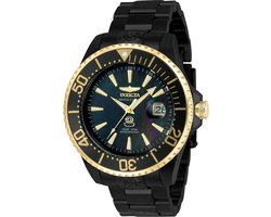 Invicta Grand Diver 23306 Heren Horloge - Waterdicht - Analoog - Automatisch Uurwerk - Roestvrij Staal met parelmoeren Wijzerplaat - 47mm - Met 18 diamanten