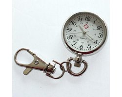 Klassiek verpleegsters Horloge met clip - 30mm