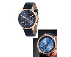 Maserati Herenhorloge V8 GT 44mm - Horloge voor mannen chronograaf horloge