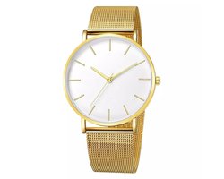 Maxx Mesh Goud / Wit Horloge | Staal | Ø 40 mm | Fashion Favorite