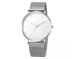 Maxx Mesh Zilver / Wit Horloge | Staal | Ø 40 mm | Fashion Favorite