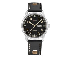 M+Watch by Mondaine - Aero DD WBL.19320.LB - Swiss Made Herenhorloge - Dag- en Datumaanduiding - 100 Meter Waterdicht - 45mm