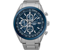 Seiko Chronograph SSB177P1 Heren Horloge - 45 mm