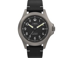 Timex Expedition North Automatic Automatic TW2V54000 Horloge - Leer - Zwart - Ø 41 mm